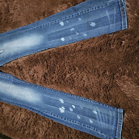 Revolt Distressed Skinny Jeans Size 5 - Picture 3 of 9